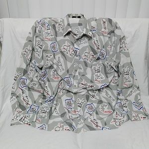 Marithe Francois Girbaud Men's Designer Shirt XXL